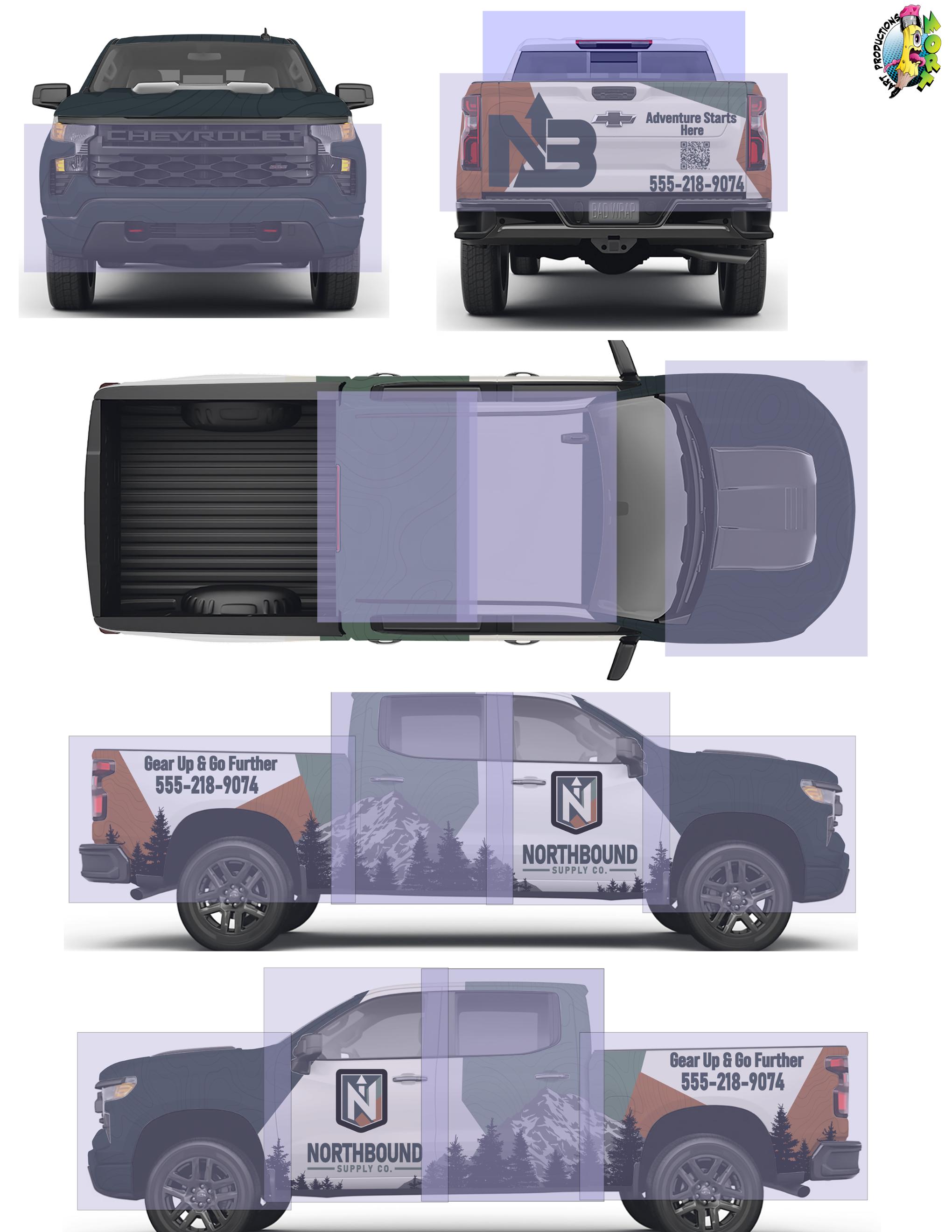 North Bound wrap panel master guide